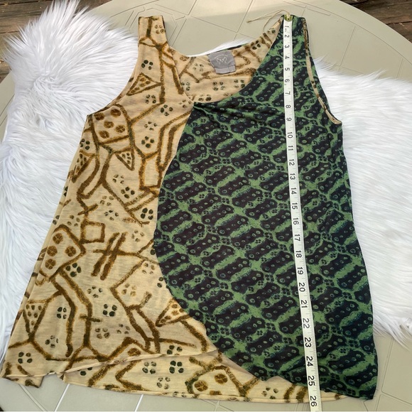 Anthropologie Vanessa Virginia Layered Foliage Shell Tank Top - Picture 11 of 12